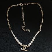 Chanel Pearl Split Necklace - 5