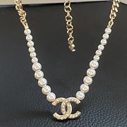 Chanel Pearl Split Necklace - 3