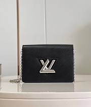 Louis Vuitton Twist handbag in Black Silver Buckle M68750 19x13.5x4.2cm - 1