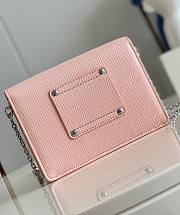 Louis Vuitton Twist handbag in Pink Silver Buckle M68750 19x13.5x4.2cm - 2