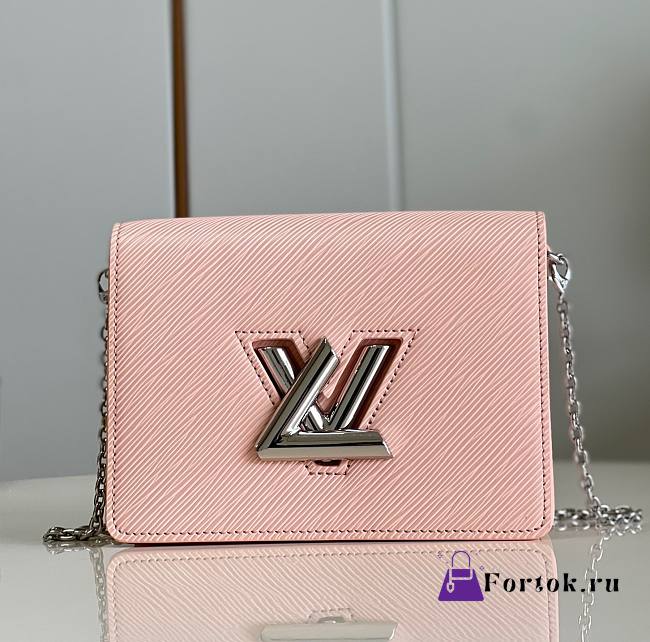 Louis Vuitton Twist handbag in Pink Silver Buckle M68750 19x13.5x4.2cm - 1