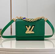 Louis Vuitton Twist handbag in Green Gold Buckle M21649 19x15x9cm - 1