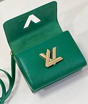 Louis Vuitton Twist handbag in Green Gold Buckle M21649 19x15x9cm - 6