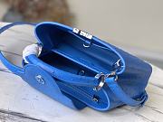 Louis Vuitton Capucines Ostrich Leather Bag in Blue M95393 27x21x10cm - 6