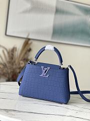 Louis Vuitton Capucines BB Crocodile Pattern Bag 27x18x9cm   - 1