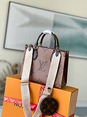 Louis Vuitton Onthego PM Monogram Reverse Brown Bag M46373 25x19x11.5cm - 3