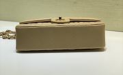 Chanel Classic Flap Bag Lambskin Leather Beige 25cm - 6