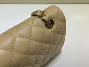 Chanel Classic Flap Bag Lambskin Leather Beige 25cm - 4