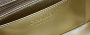 Chanel Classic Flap Bag Lambskin Leather Gold 20cm - 2