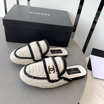 Chanel Slippers in White