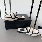Chanel Slippers in White - 6