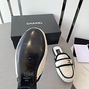 Chanel Slippers in White - 5