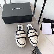 Chanel Slippers in White - 4