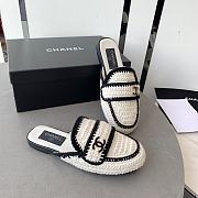 Chanel Slippers in White - 2
