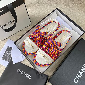 Chanel Slippers Multicolor