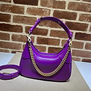 Gucci Cosmogonie Shoulder Bag in Purple 731817 25x19x7cm - 4