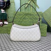 Gucci White Double G Ophidia Shoulder Bag 735145 25x15x6.5cm - 6