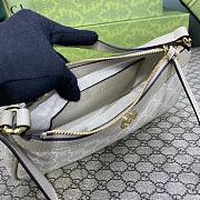 Gucci White Double G Ophidia Shoulder Bag 735145 25x15x6.5cm - 2