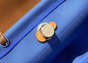 Hermes Herbag Zip Bag Blue Brown 31cm - 4