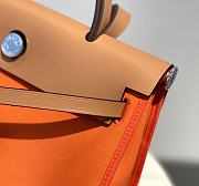 Hermes Herbag Zip Bag Orange Brown 31cm - 3