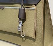 Hermes Herbag Zip Bag Green Black 31cm - 6