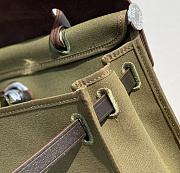 Hermes Herbag Zip Bag Green Black 31cm - 3
