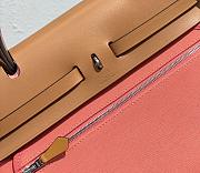 Hermes Herbag Zip Bag Pink Brown 31cm - 3