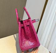 Herme Birkin Pink Crocodile 25cm - 6