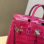 Herme Birkin Pink Crocodile 25cm - 2