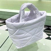 Prada Padded Re-nylon Tote Bag in White 40x38x16cm - 5