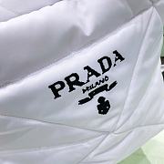 Prada Padded Re-nylon Tote Bag in White 40x38x16cm - 3