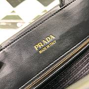 Prada Symbole Bag With Topstitching Bag in Black 33x28x11cm - 6