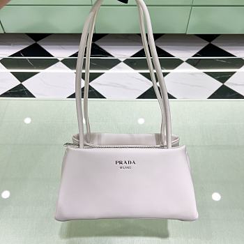 Prada Leather Bag in White 25x13x13.5cm