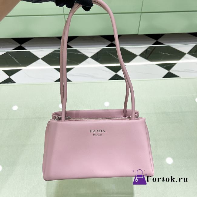 Prada Leather Bag in Pink 25x13x13.5cm - 1