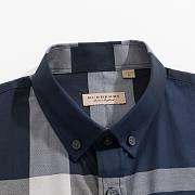 Burberry Blue Block Plaid Shirt - 6