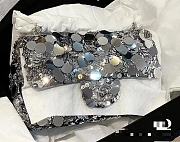 Chanel Silver Sequins Bag 20cm - 4