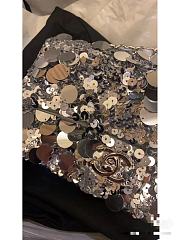 Chanel Silver Sequins Bag 20cm - 6