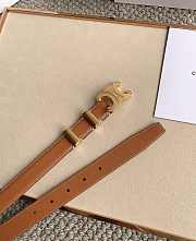 Celine Belt In Smooth Calfskin Brown - 6