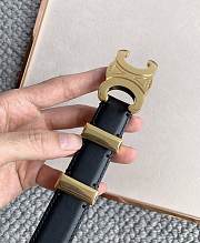 Celine Belt In Smooth Calfskin Black - 5