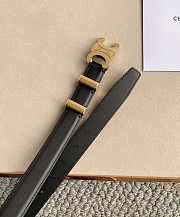 Celine Belt In Smooth Calfskin Black - 4