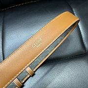 Celine Triomphe Belt In Smooth Calfskin Tan - 3