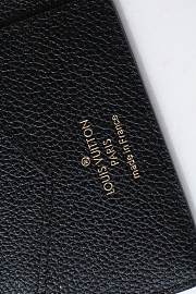 Louis Vuitton Bicolor Monogram Black Beige Passport Holder M62089 10x14x2.5cm - 5