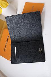 Louis Vuitton Bicolor Monogram Black Beige Passport Holder M62089 10x14x2.5cm - 4