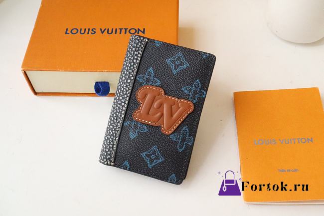 Louis Vuitton Pocket Organizer Wallet M81789 7.5x11.1x1cm - 1