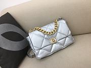 Chanel Flap Bag Silver 30cm - 1