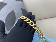 Chanel Flap Bag Blue 30cm - 6