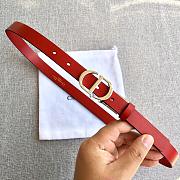 Dior Belt in Red - 1