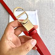 Dior Belt in Red - 6