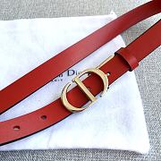 Dior Belt in Red - 5
