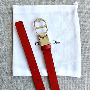 Dior Belt in Red - 3